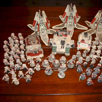 Warhammer 40K Blood Angels Space Marine Army by konas14