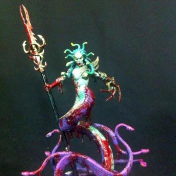 Dark elves Bloodwrack Medusa by Azaneal80