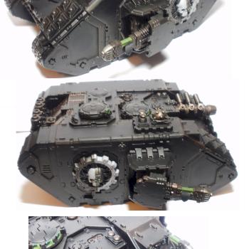 Heresy-Era Adeptus Mechanicus Land Raider by yorknecromancer