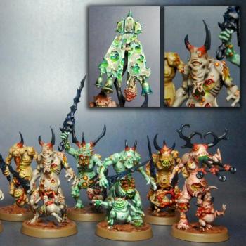 Nurgle Plaguebearers by Marmots_Workshop