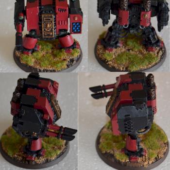 warhammer 40k Space Marine Dreadnought by bobflow
