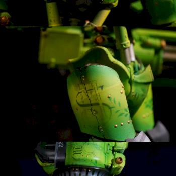 Dreamforge Leviathan as Warhammer 40k Scout Titan Warhound by deady