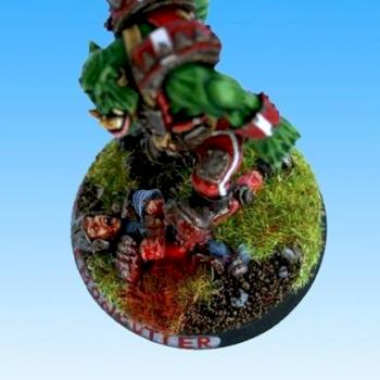 Hak Demoncutter, Orc Blood Bowl player by Maneu