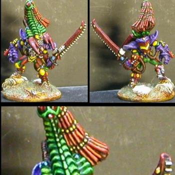 Eldar Scorpion Phoenix Lord Karandras by mwbard