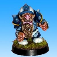 Blood Bowl dwarf player by Maneu