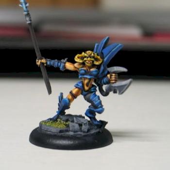 Warmachine Deneghra Conversion by titan136