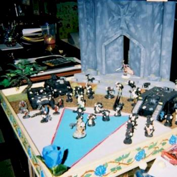 Templar Order of the Blue Rose Display Board by ChaosGyrine