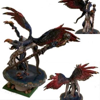 Greater Daemon of Tzeentch by Flora