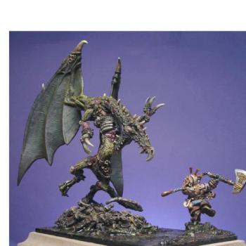 Snorri vs. Zombie Dragon by elSindicatDelJoc