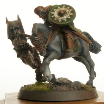 Lord of the Rings, Rohan rider vs. Uruk-hai, conversion by pionag