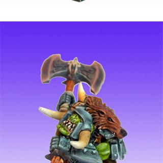 Oorc Warboss on foot by phael_minis