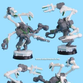 Converted Techmarine with Servo Harness by insaniak