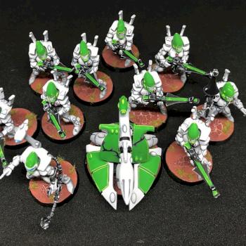 Eldar white&green by The Buckett