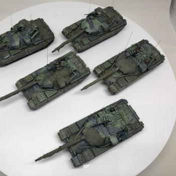 15mm Team Yankee British Chieftain Troop by big_g