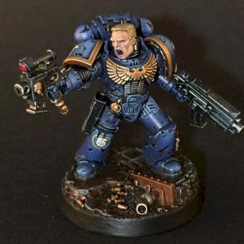 Ultramarines Space Marine Heroes  - Brother Garus by m0nolith