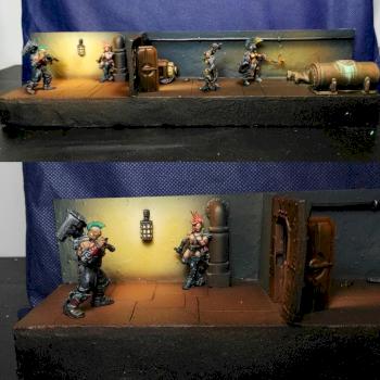 Necromunda Diorama by IkabolMIniatures