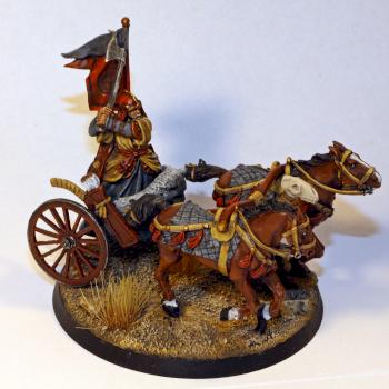 Khandish Chieftain on chariot by Kocimi3tka