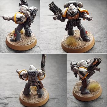 Space Marine from the Chapter THE KNIGHTS OF THELION by Chapter Master Angelion