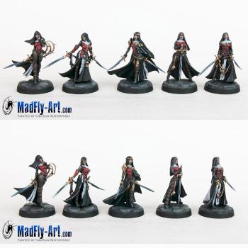 Daughters of the Orphanage All Stars Troops by MadFlyArtStudio