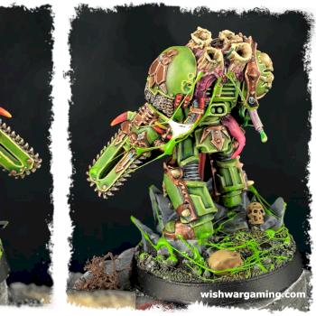 Death Guard Chaos Lord by Wish Wargaming