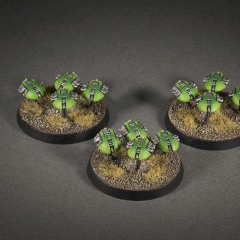 Warhammer 40k Necron Scarab Swarms by Green_Brush