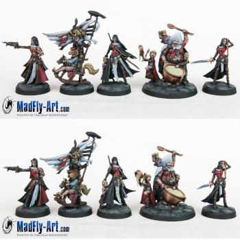 Daughters of the Orphanage All Stars Command Group by MadFlyArtStudio