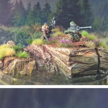 Diorama with Hunzakuts and Djanbazan by JAB