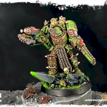 Death Guard Chaos Lord by Wish Wargaming