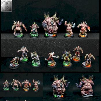 Bloodbowl Nurgles team by romu