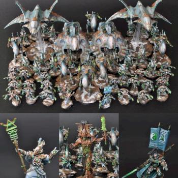 Wraithguard Eldar Army by Armory Craft Studio
