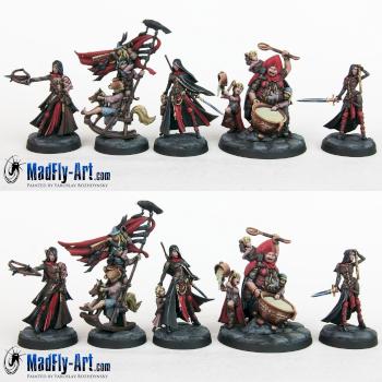 Daughters of the Orphanage All Stars Command Group by MadFlyArtStudio