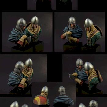 Hastings, 1066 (Saxon and Norman Warriors) by b00gie
