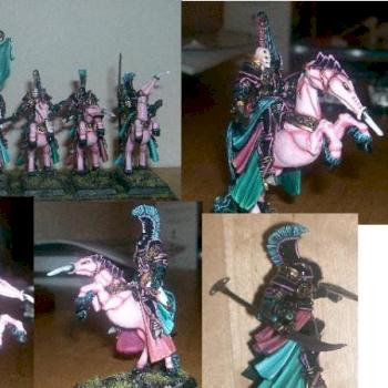 Chosen Knights of Slaanesh by cerebralerebus