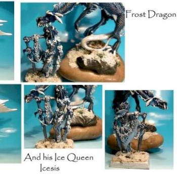 Ice Dragon and his Queen by Cat