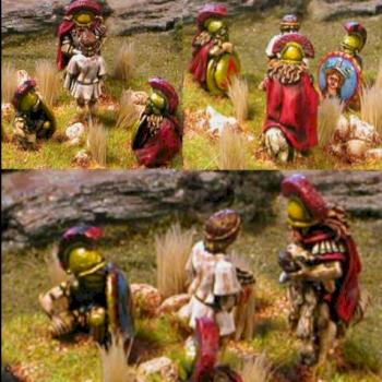 Greek Sacrifice by mwbard