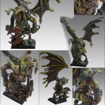 Daemon Prince of Nurgle by Weenth