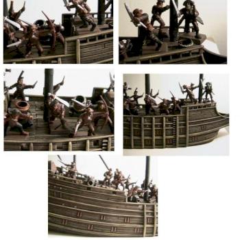 A huge Ship full of pirates by Cat