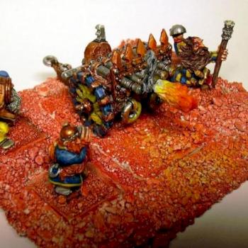 Dwarf Organ Gun (Cañón órgano enano) by Isilzar