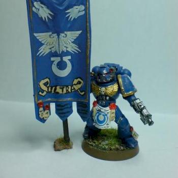 Ultra Marines Standartenträger by xmag
