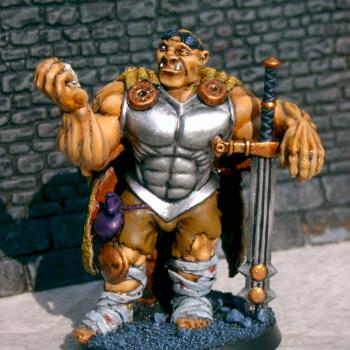 Half Ogre Barbarian by Shaper78