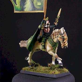 WARHAMMER Wood Elf with Standard by rene