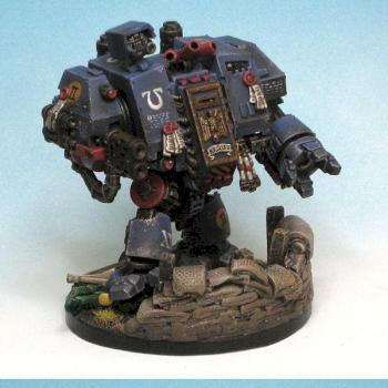 Ultramarines Dreadnought. by winterdyne