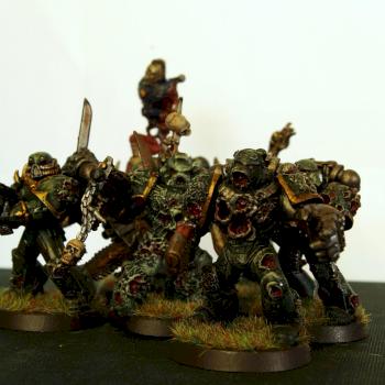 Nurgle Plague Marine Squad by steamface