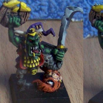 Goblin Chieftain by gen. Szrama