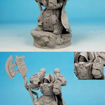 28mm / 30mm SF Templar Knight conversion /sculpture by Scibor