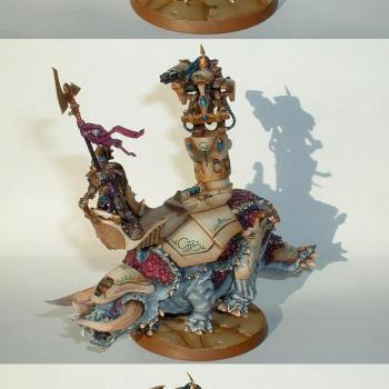 Exodite Stegadon Wraithlord by TyphoidGarry