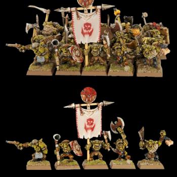 Warhammer Goblin Regiment by JamesTTravers