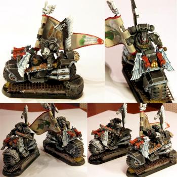 Ravenwing standard bearer by Zubr
