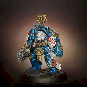 Ultramarines Terminator with Assault Cannon by IRKUCK