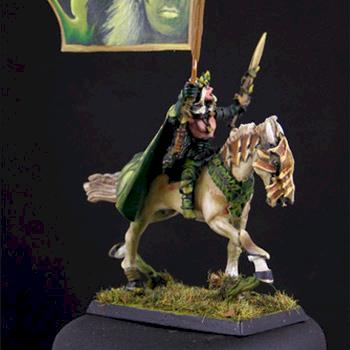 WARHAMMER Wood Elf Lord with Standard by rene
